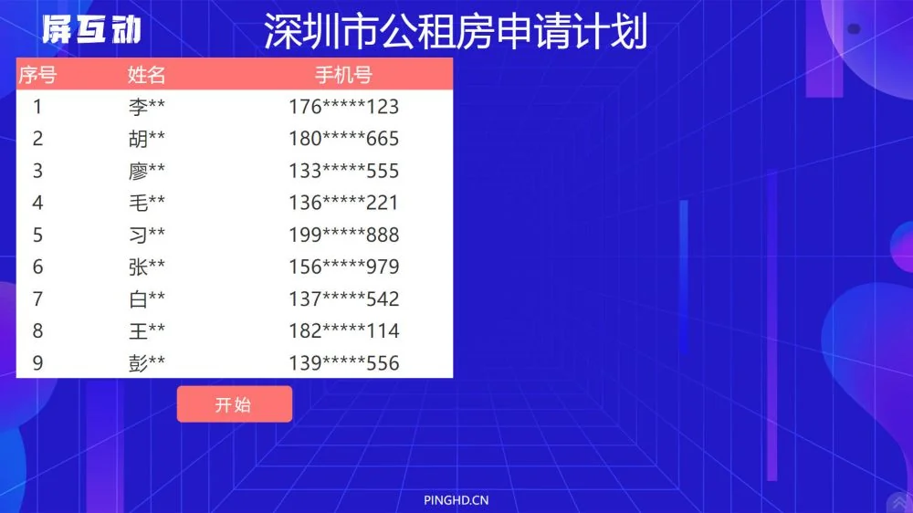 地产摇号功能